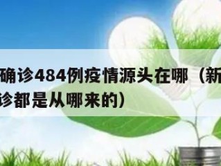 16天确诊484例疫情源头在哪（新增98例确诊都是从哪来的）