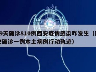 19天确诊810例西安疫情感染咋发生（西安确诊一例本土病例行动轨迹）
